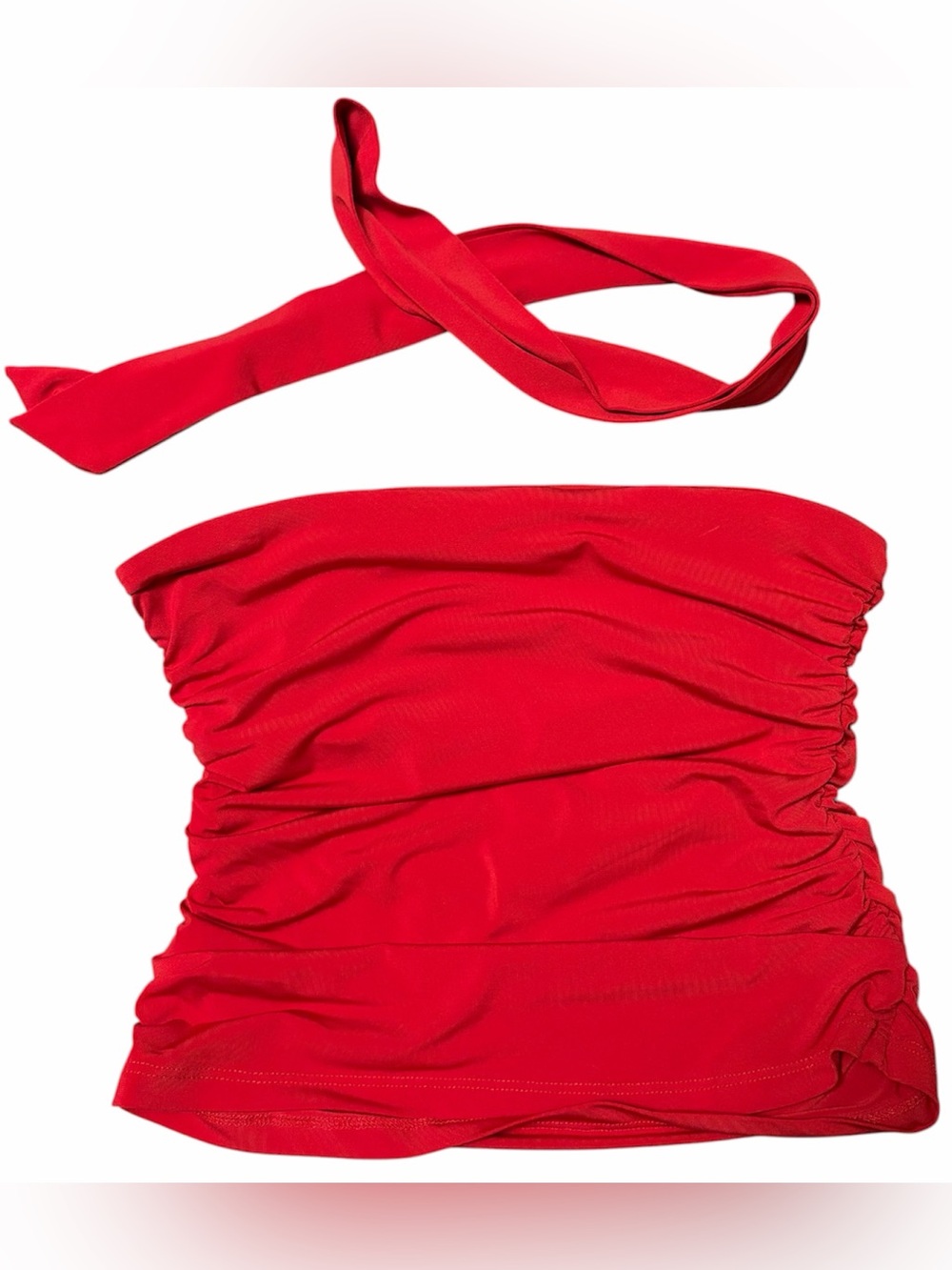 Women's Scarf Tube Top - Wild Fable Brand Target, Red, Small, Tank Top W/ Tie